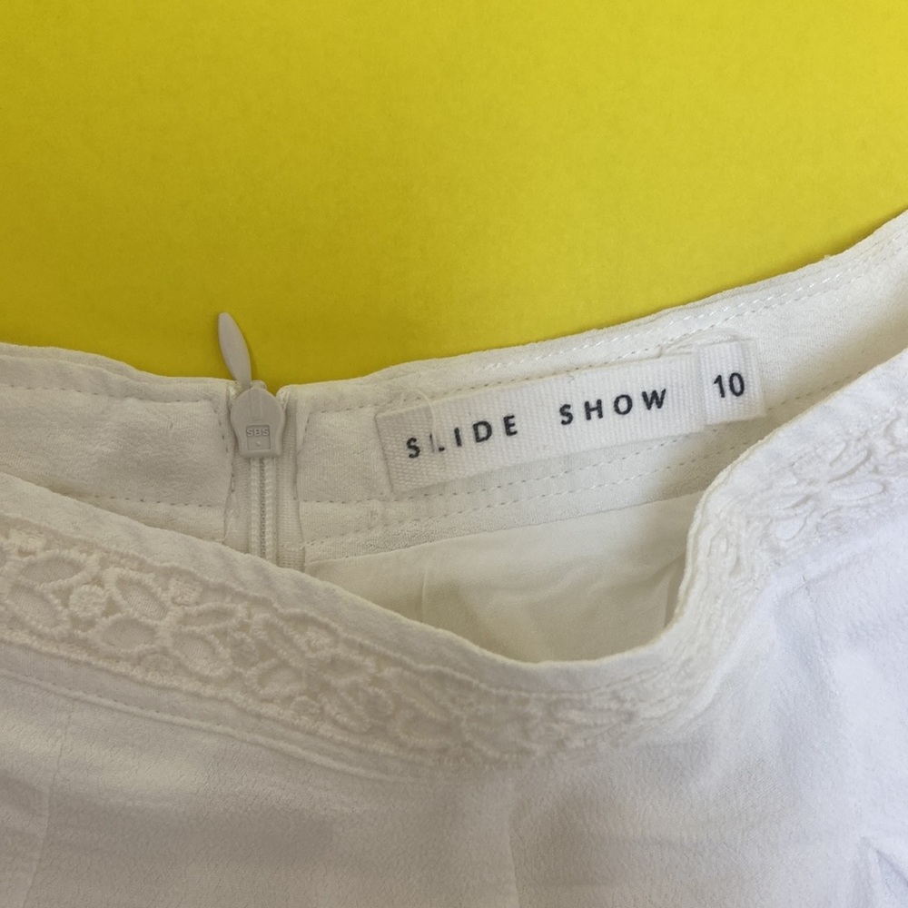 White Patterned Skort - image 2